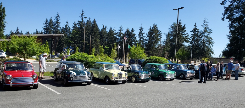Mountlake Terrace Library parking lot never looked better.